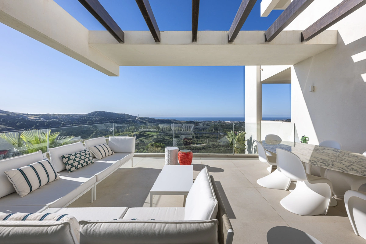 1 - sea view apartment for sale in benahavis - costa del sol andalusia spain