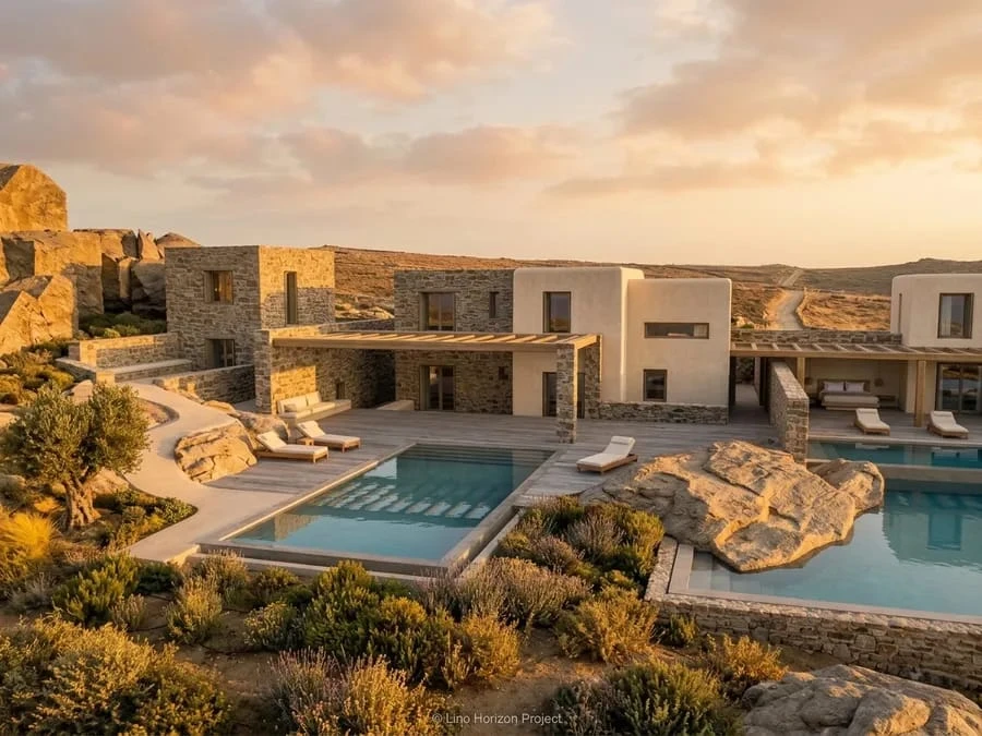 2 - sea view new construction for sale in mykonos - cyclades south aegean greece