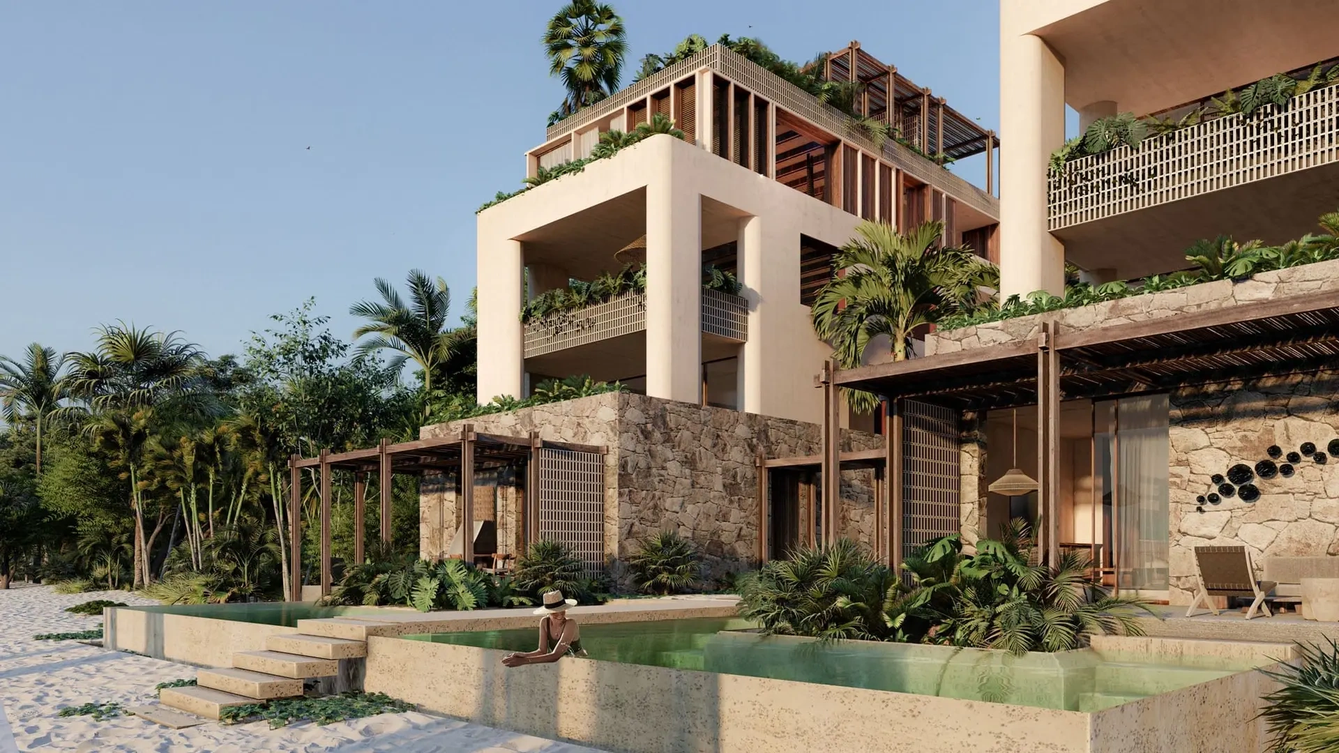 1 - verkauf wohnung direkt am wasser tulum quintana roo mexiko
