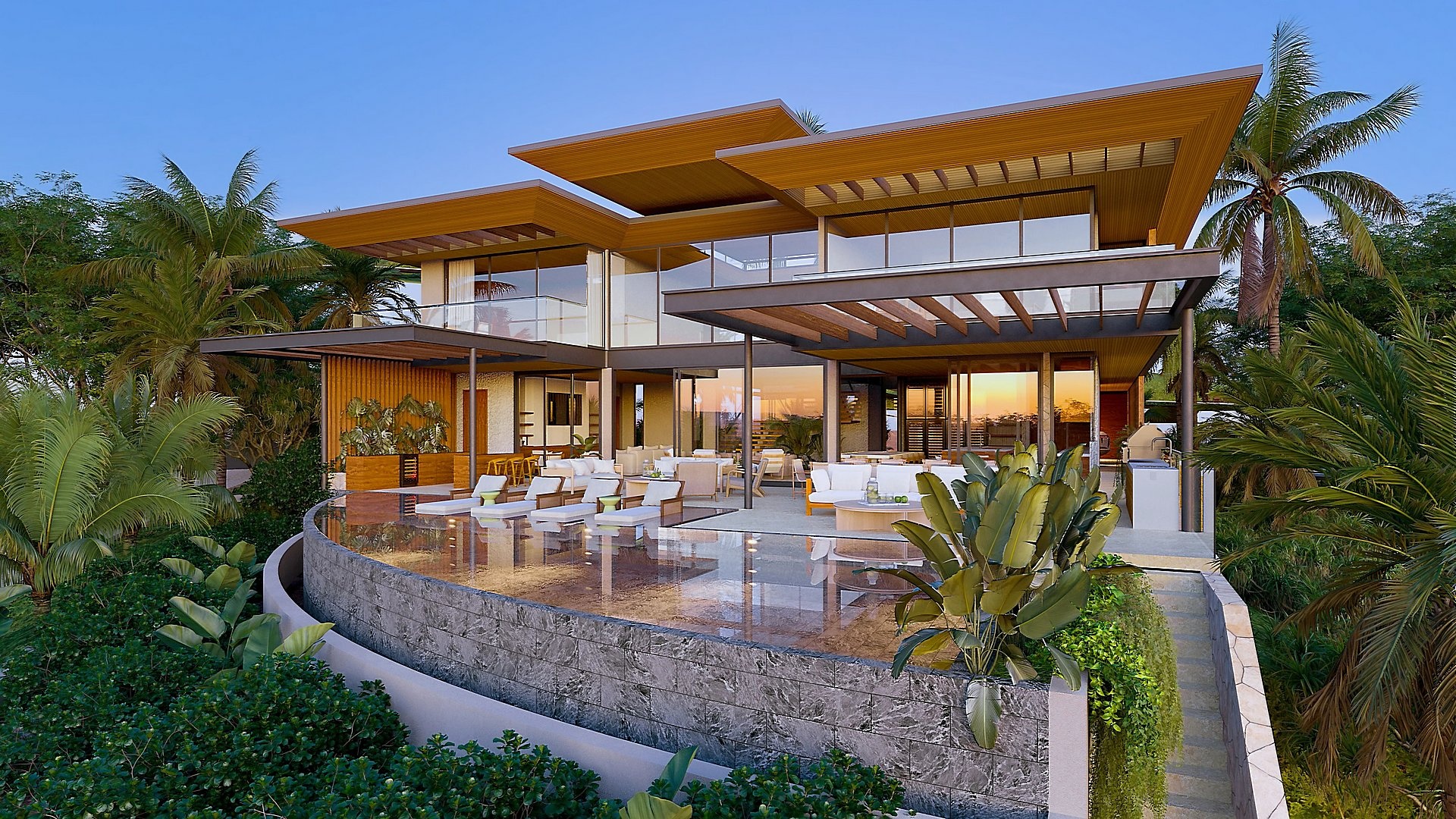 1 - waterfront house for sale in playa flamingo guanacaste costa rica