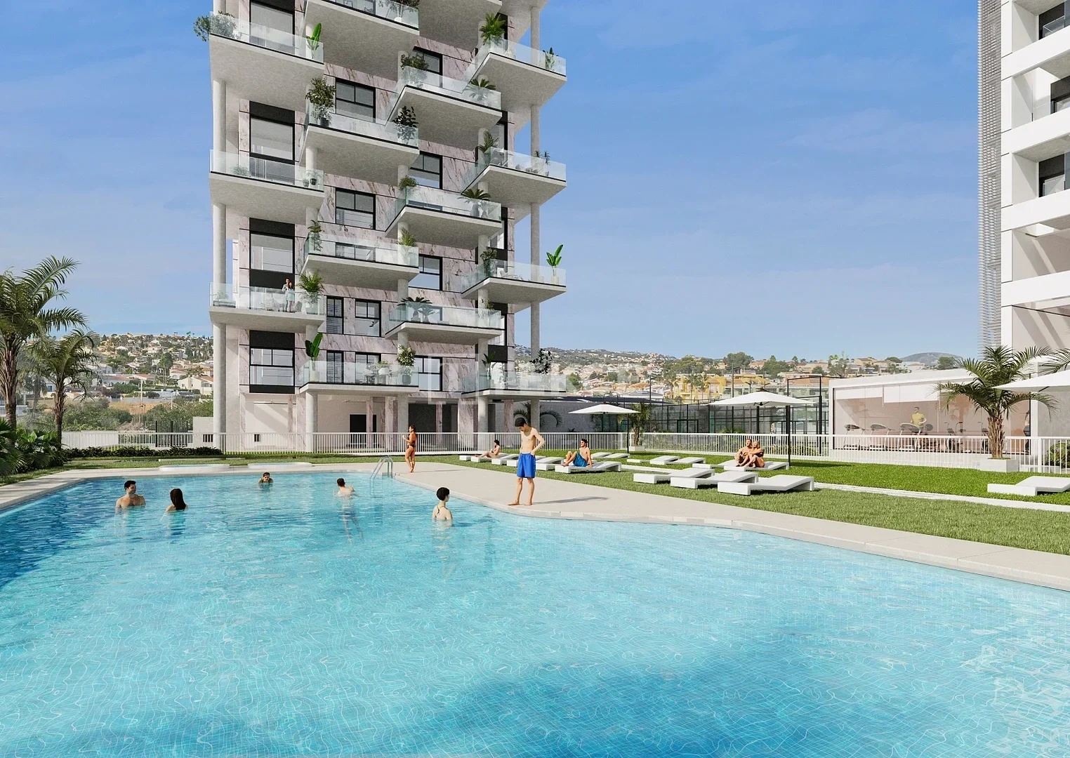 1 - verkoop appartement uitzicht op zee calpe - costa blanca valencian community spanje