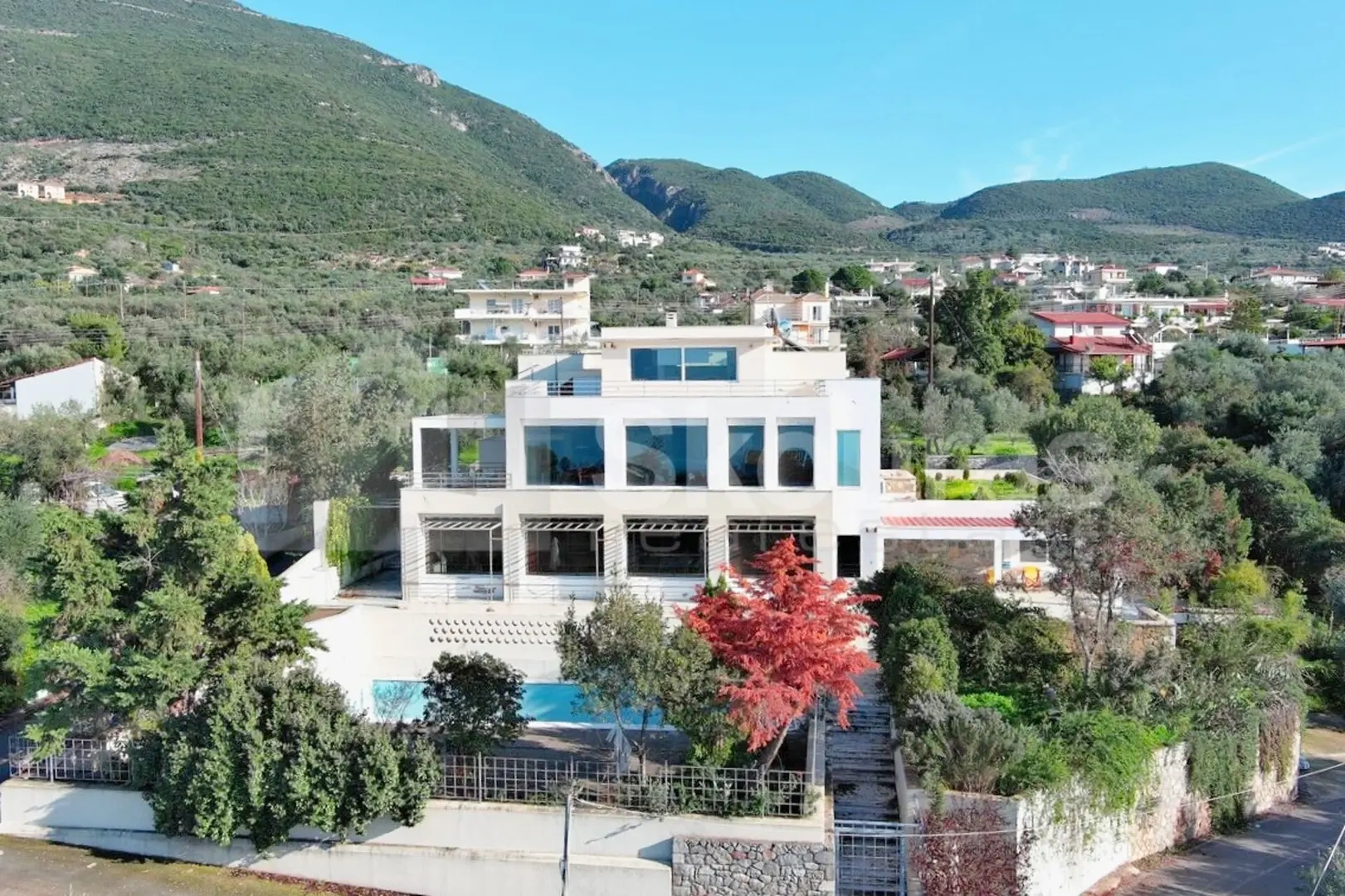 1 - vente maison vue mer mikri mantineia péloponnèse grèce