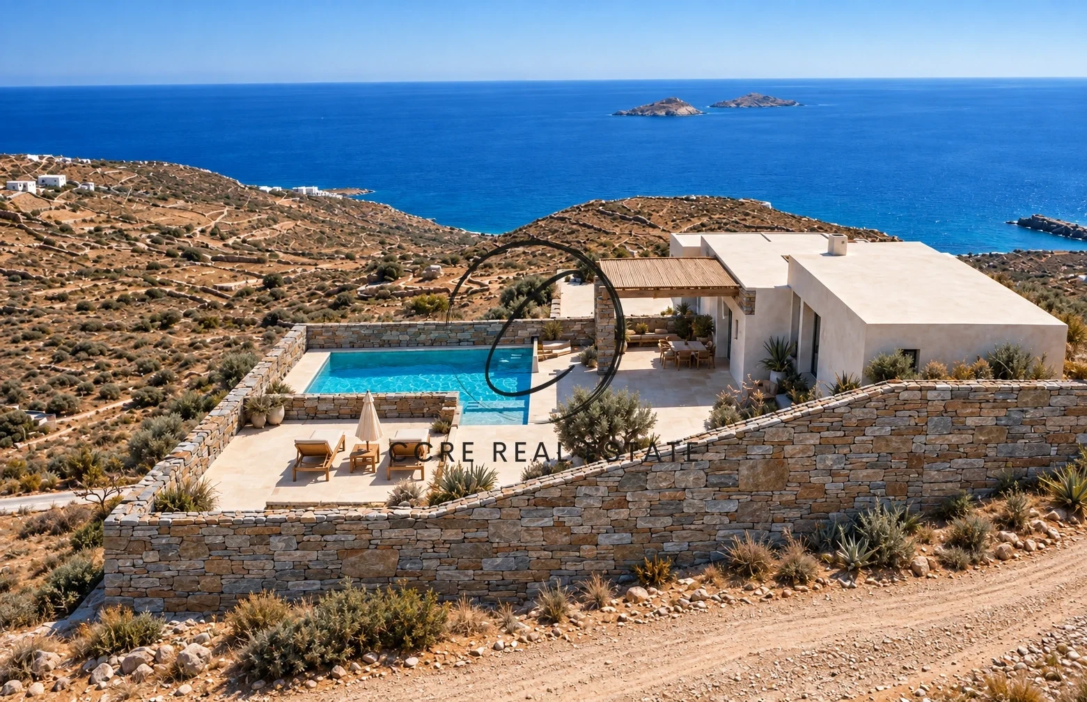 2 - vente appartement vue mer kýthnos egée méridionale grèce