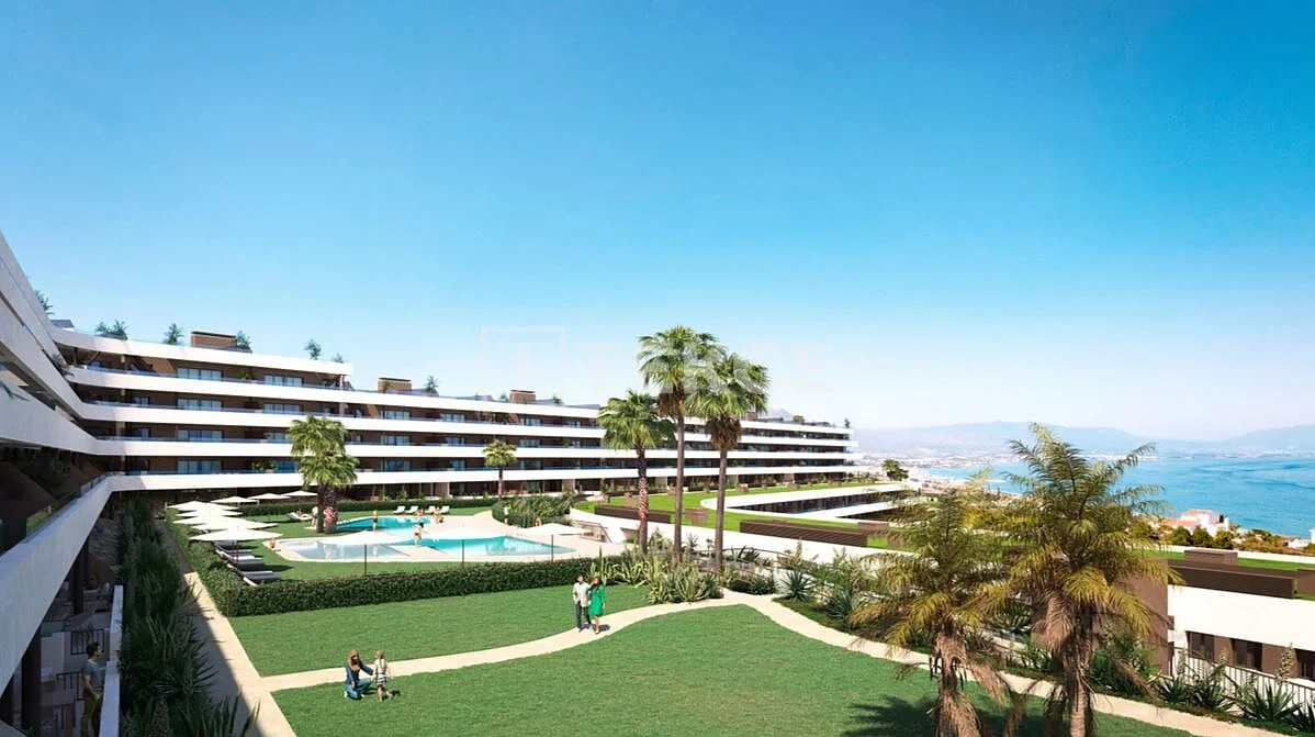 1 - verkoop appartement uitzicht op zee manilva andalusië spanje