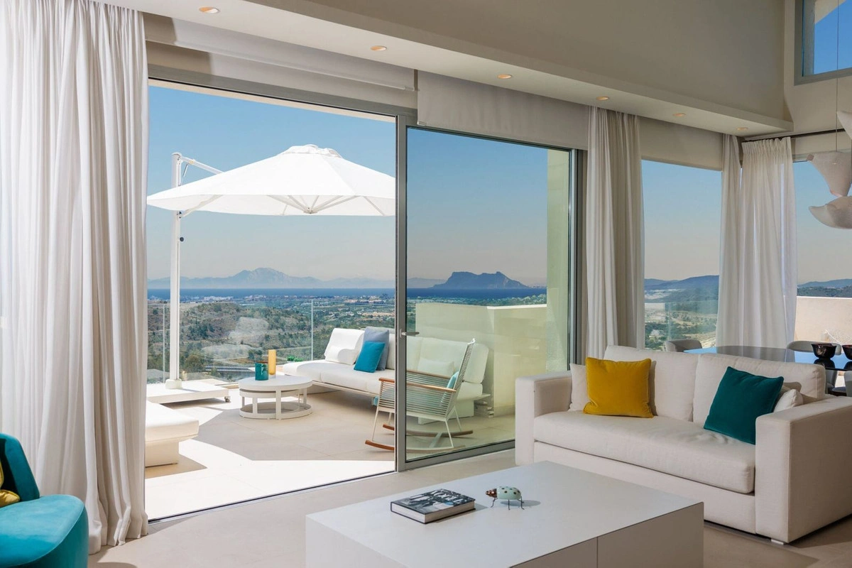 1 - venta apartamento vista al mar benahavis - costa del sol andalucía españa