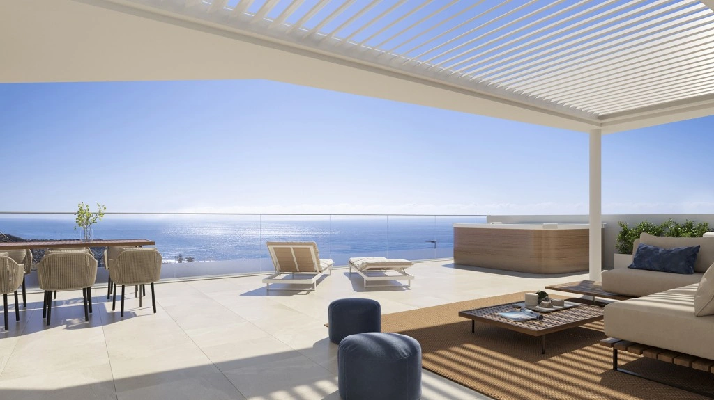 1 - venta apartamento vista al mar rincon de la victoria andalucía españa