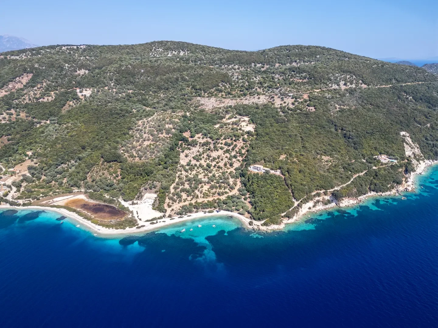 1 - sea view plot of land for sale in nisída meganísi ionian islands greece