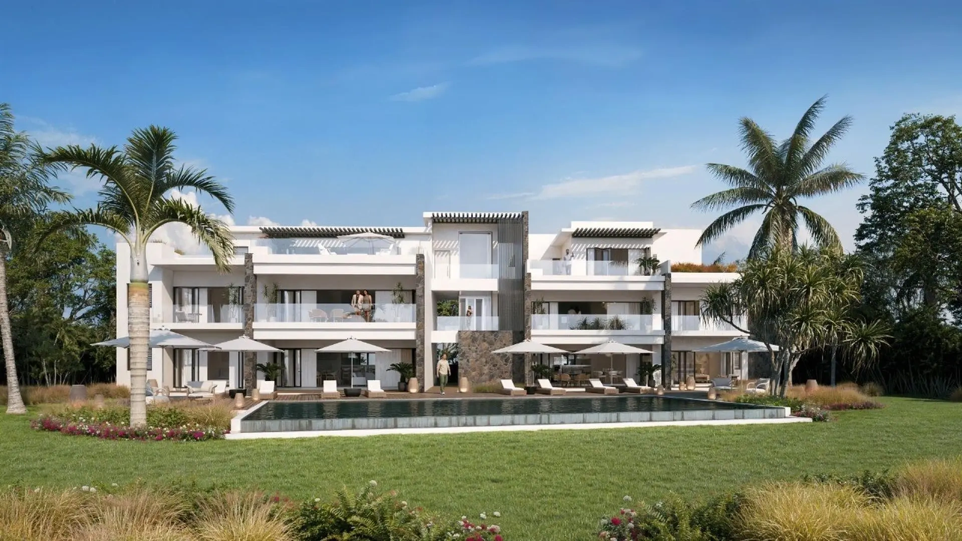 2 - vente appartement pieds dans l'eau pereybere rivière du rempart île maurice