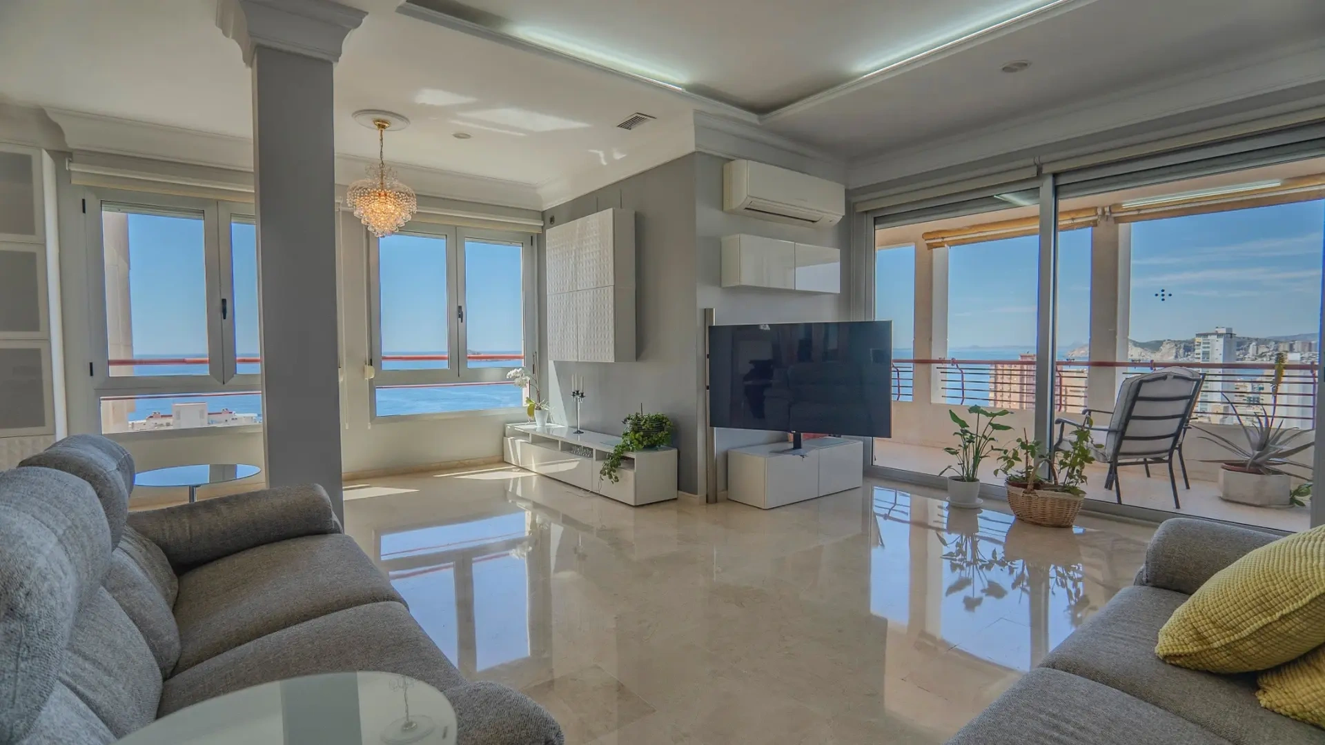 1 - продажа квартира вид моря бенидорм - costa blanca валенсия испания