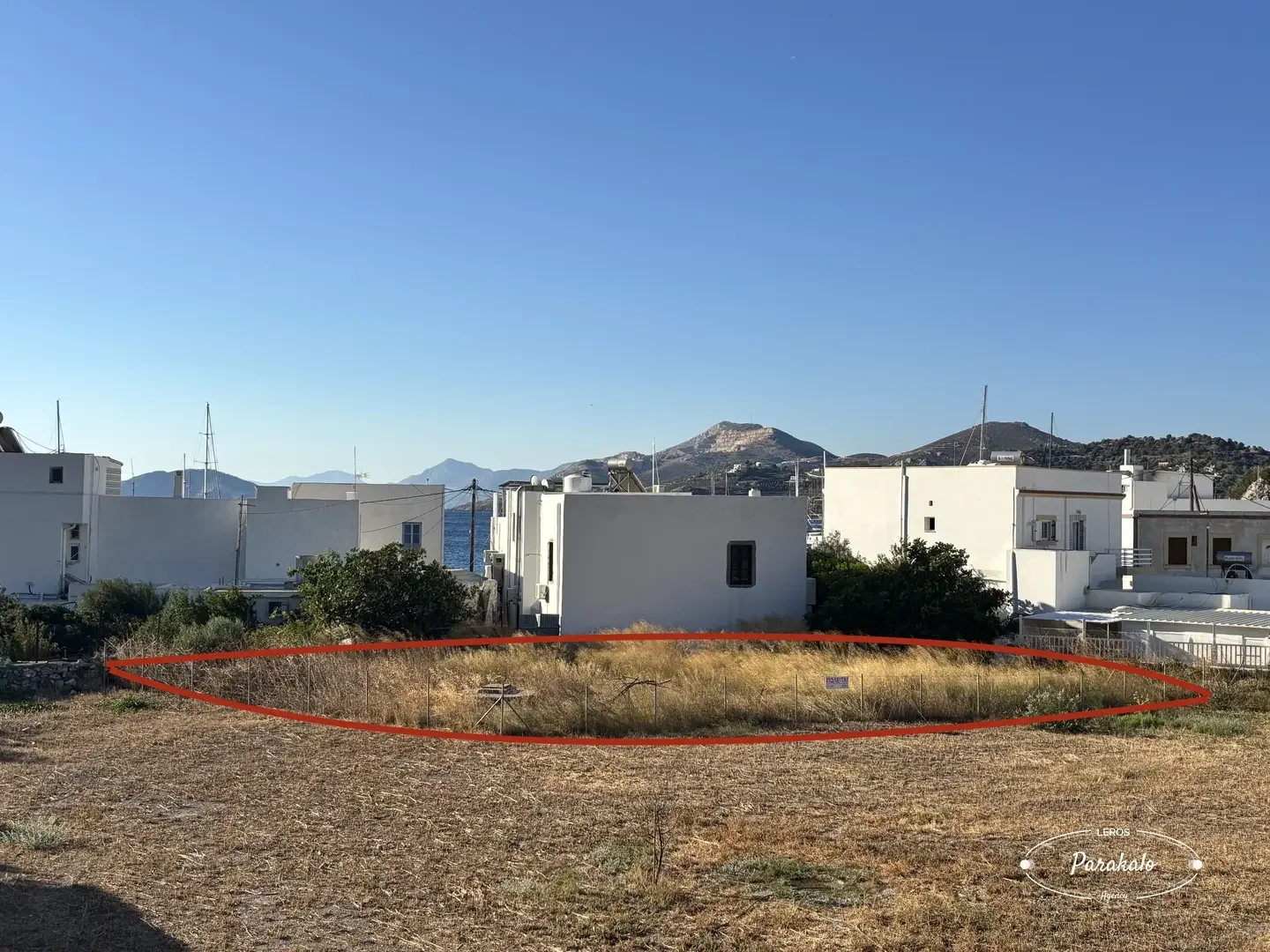 1 - waterfront plot of land for sale in leros south aegean greece