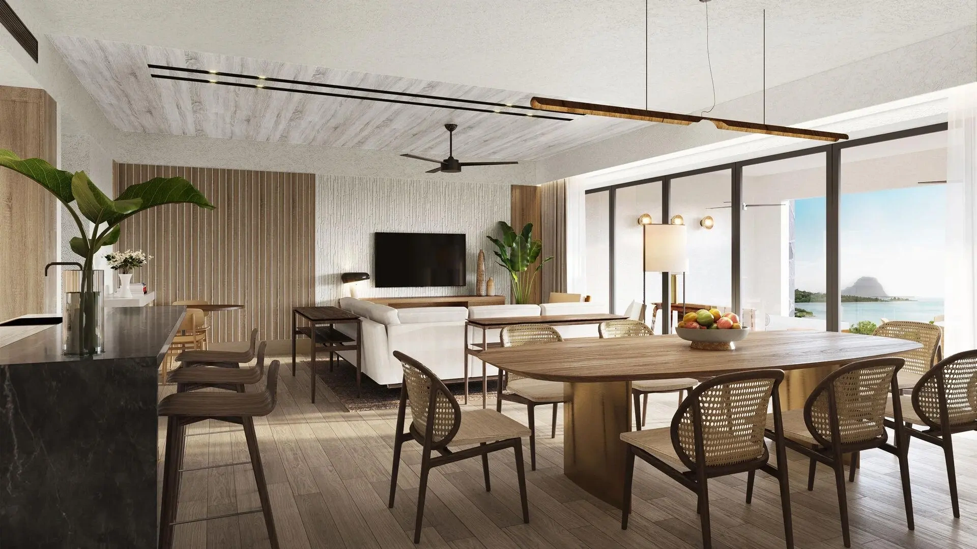 2 - waterfront apartment for sale in black river rivière noire mauritius