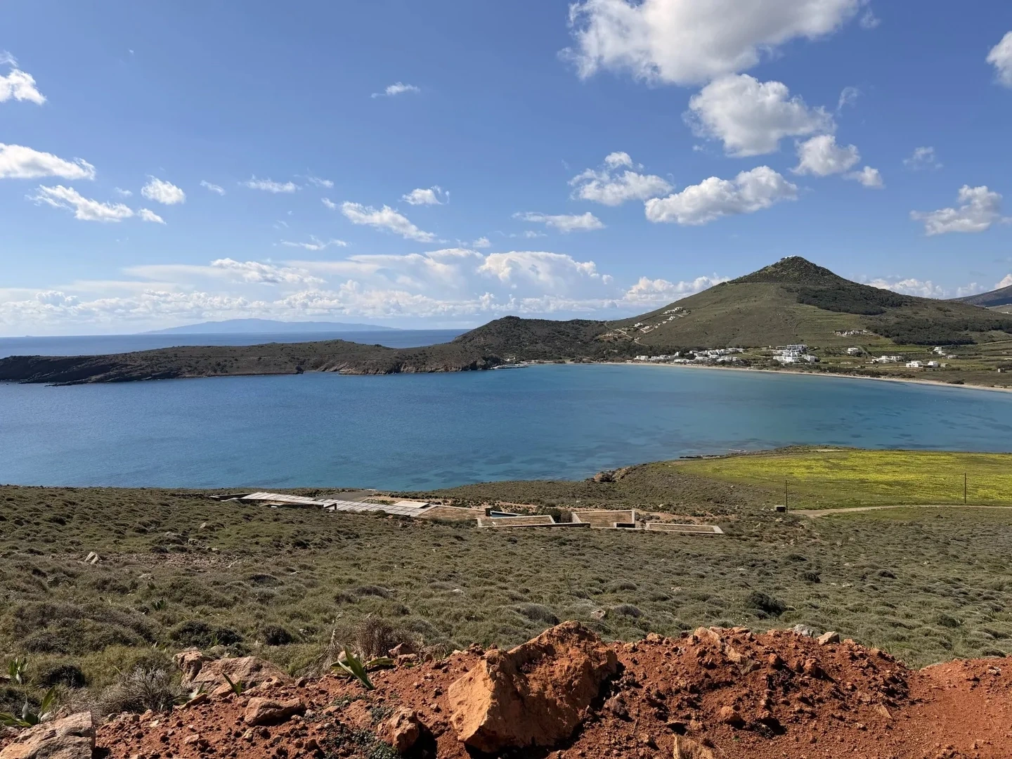 1 - vente terrain vue mer paros - cyclades egée méridionale grèce