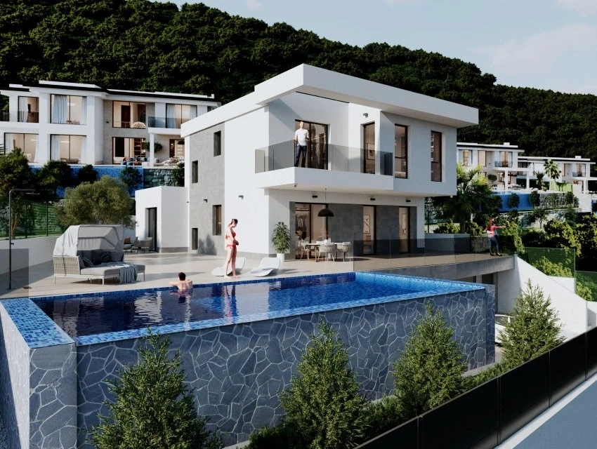 1 - продажа дом вид моря finestrat - costa blanca валенсия испания
