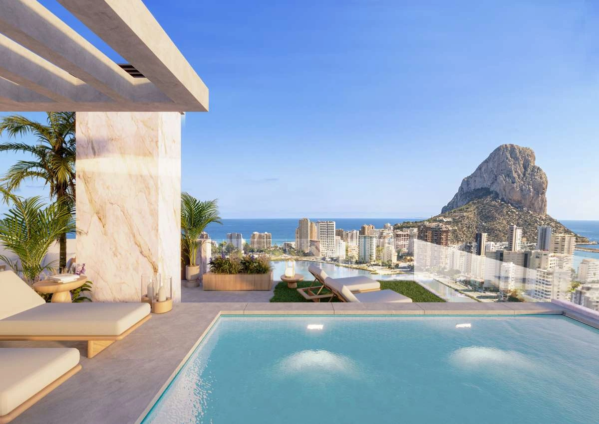 1 - verkauf wohnung meerblick calpe - costa blanca valencia spanien