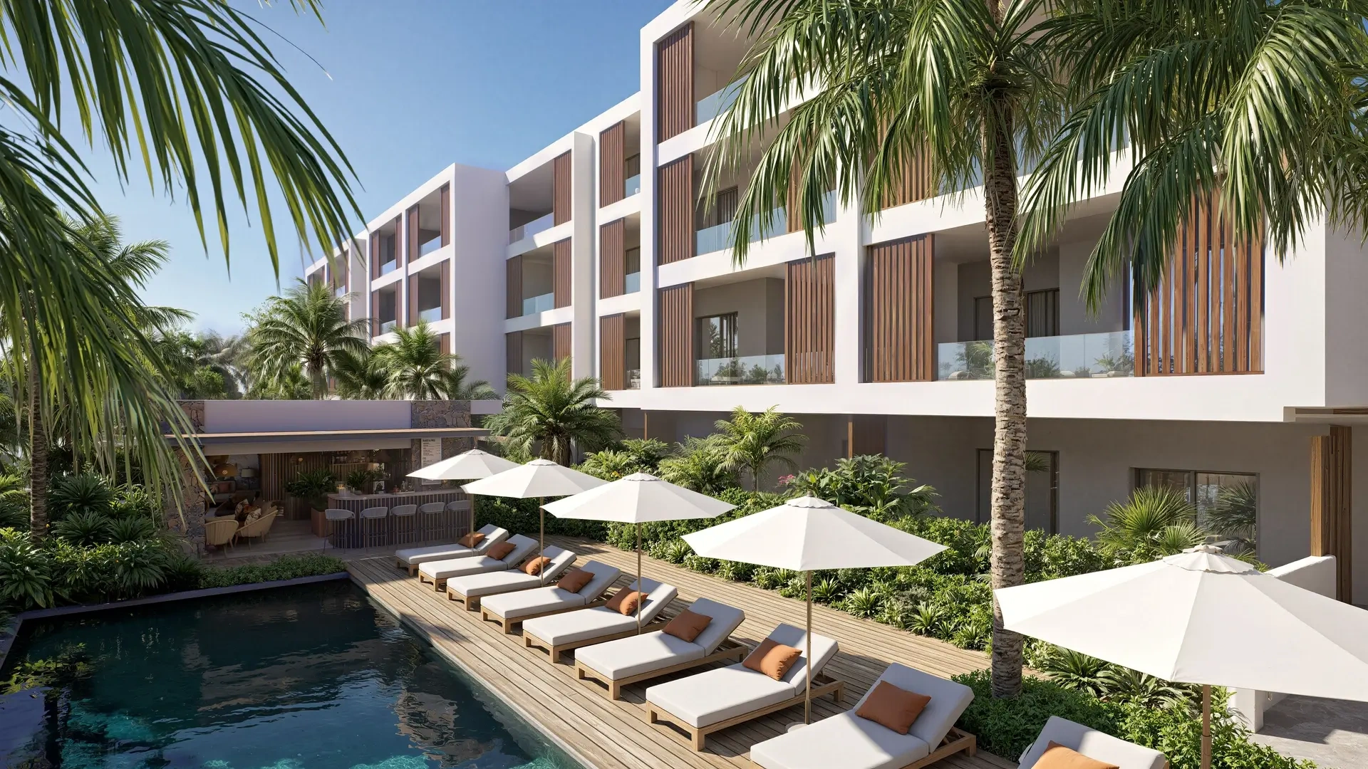 Appartement avec piscine