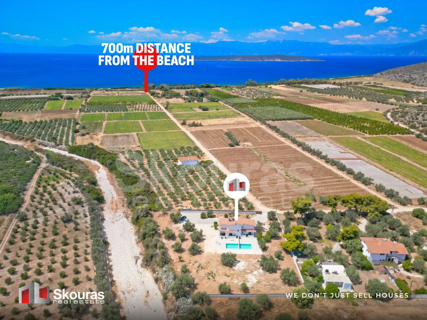 1 - vente maison pieds dans l'eau kántia péloponnèse grèce