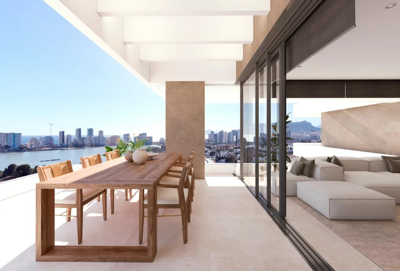 2 - verkoop appartement uitzicht op zee calpe - costa blanca valencian community spanje