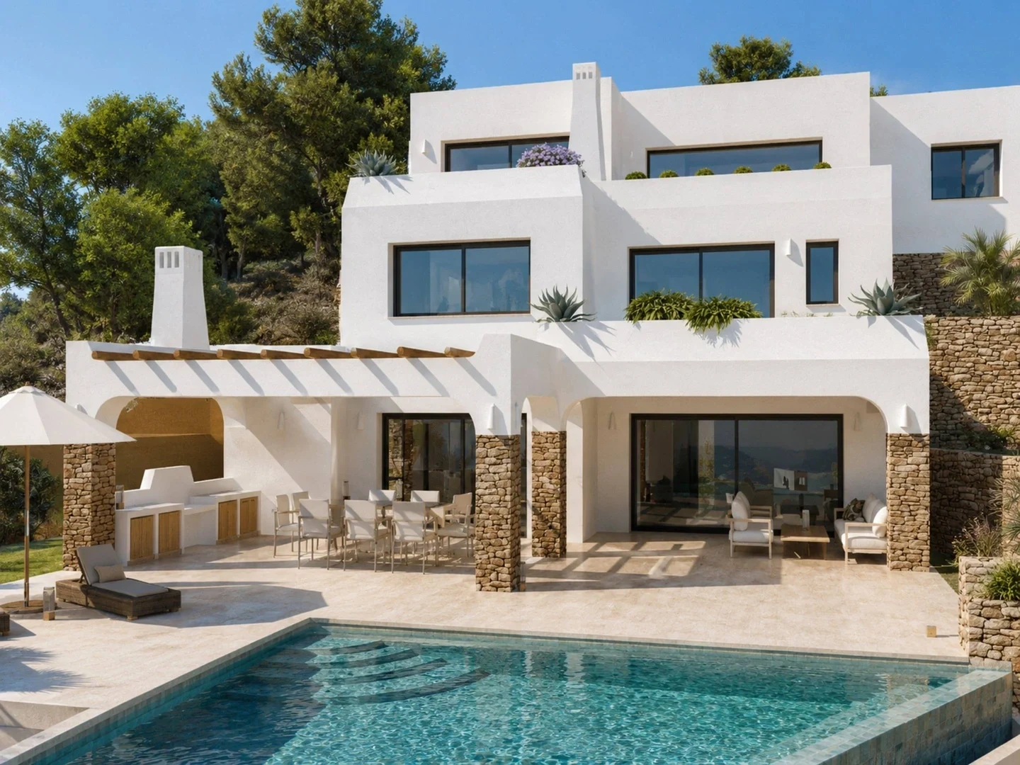 1 - продажа дом вид моря moraira - costa blanca валенсия испания