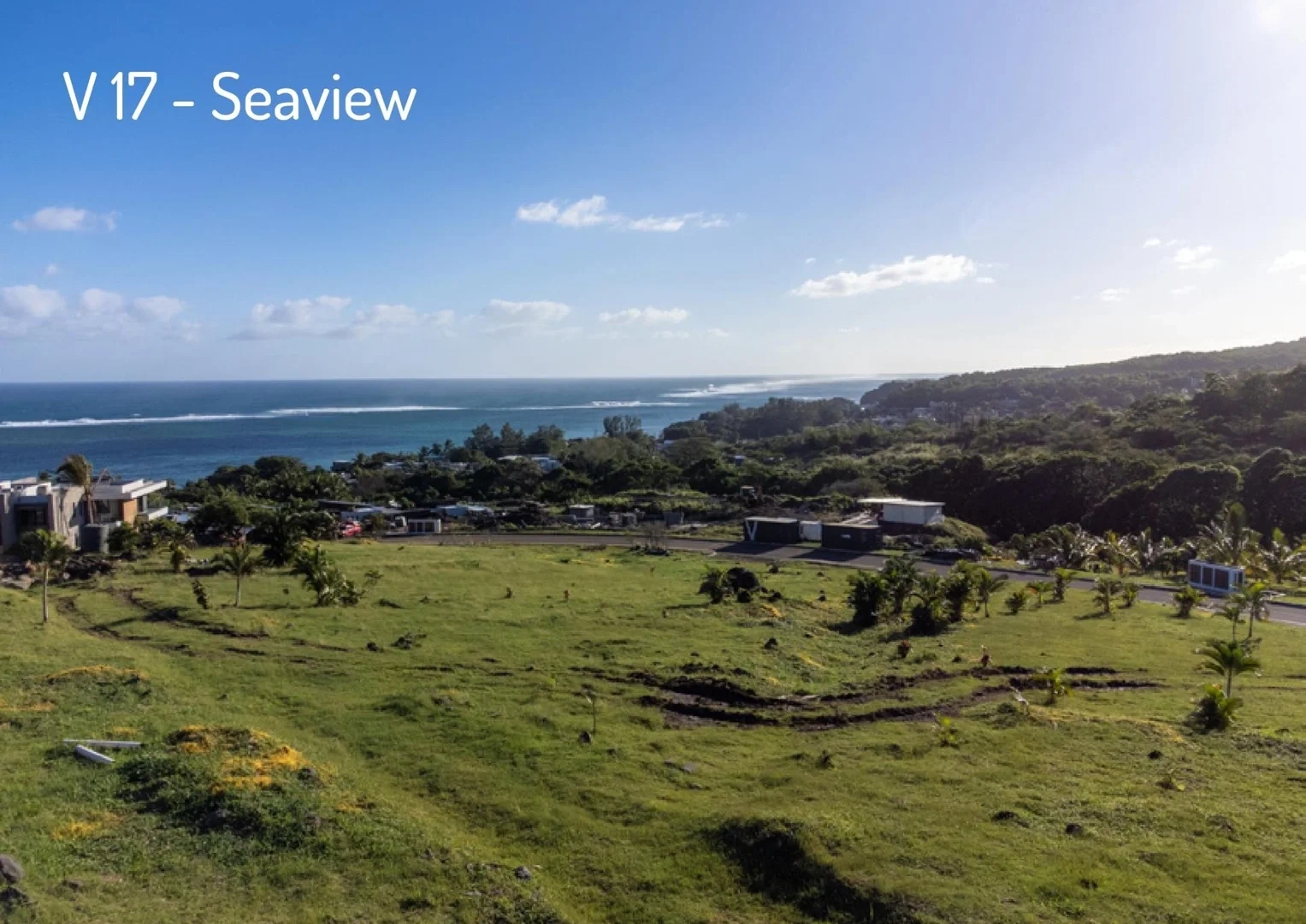 2 - sea view plot of land for sale in baie du cap savanne mauritius