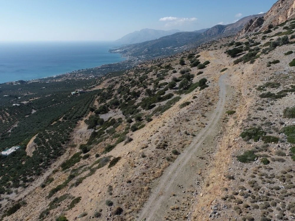 2 - sea view plot of land for sale in keratókambos crete greece