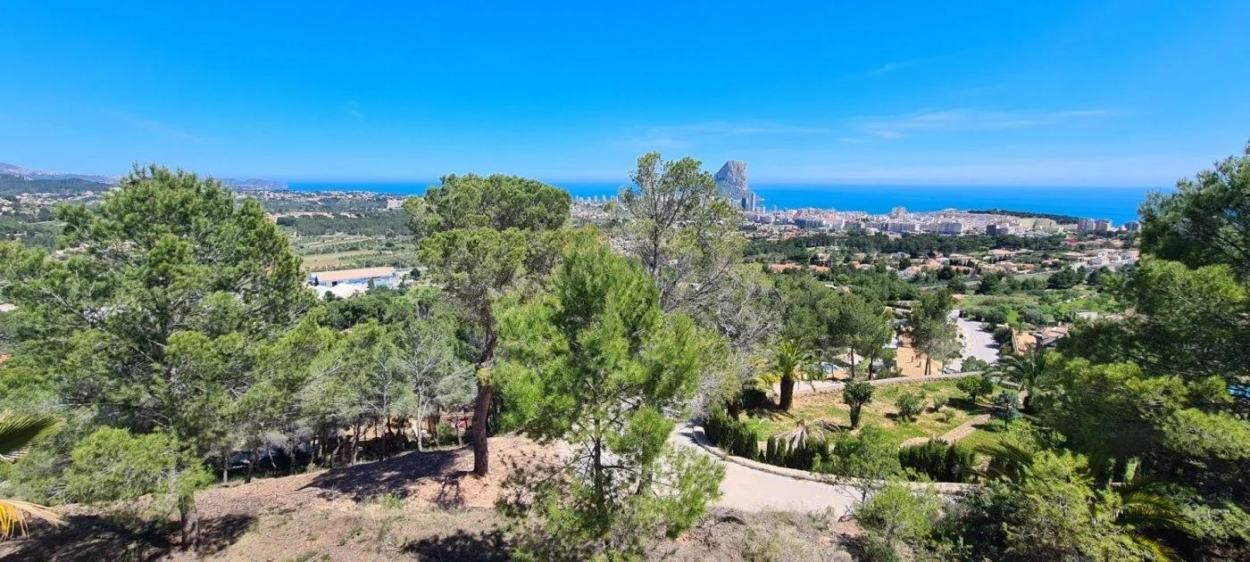 1 - venda terreno vista de mar calpe - costa blanca comunidade valenciana espanha