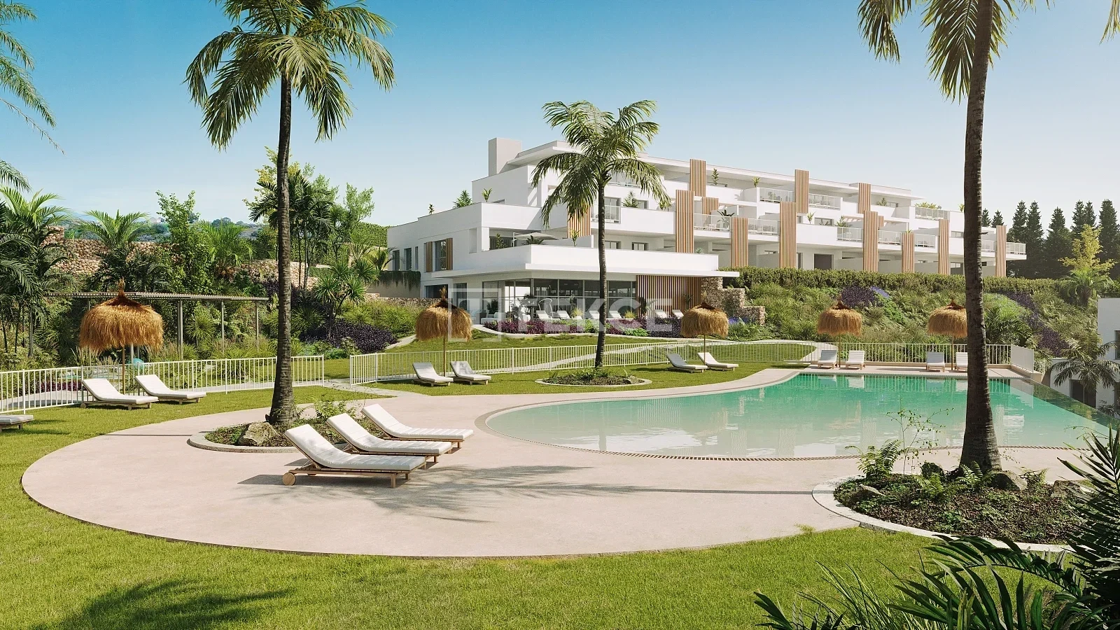 1 - продажа квартира вид моря casares - costa del sol андалусия испания