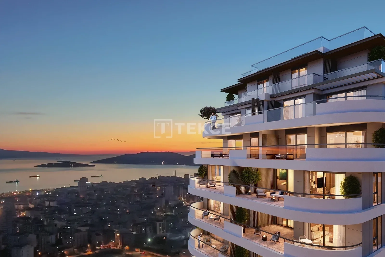 2 - продажа квартира вид моря kartal istanbul турция