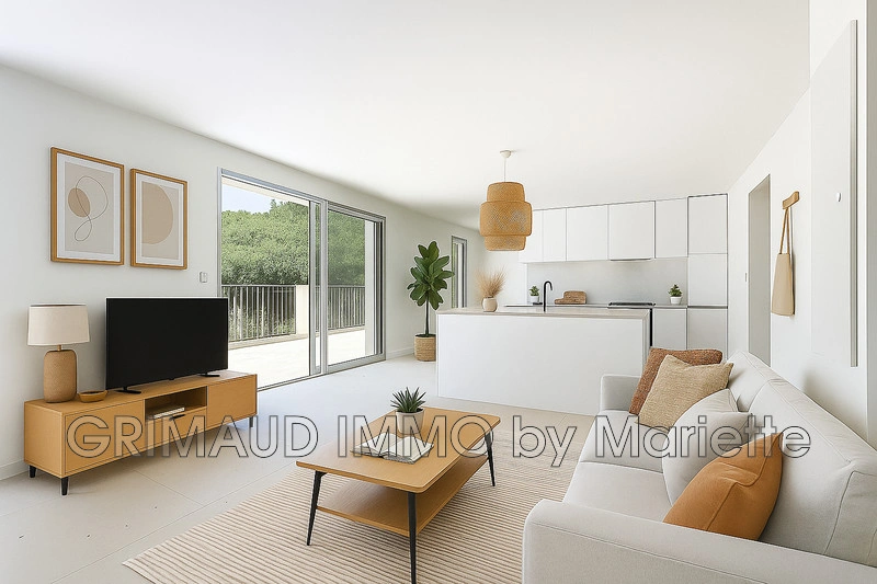 Apartamento a pie de playa con terraza