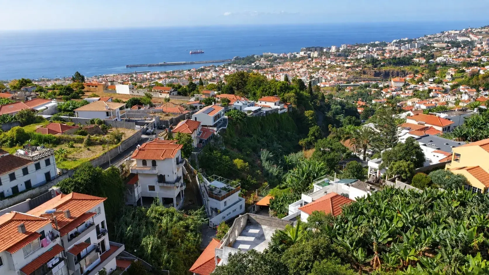 1 - sea view plot of land for sale in funchal madeira portugal