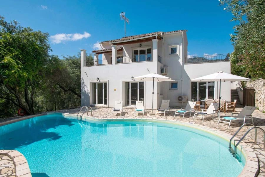 1 - vente villa corfu îles ioniennes grèce