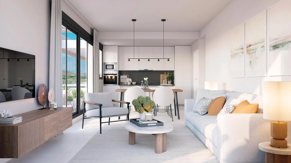 2 - продажа квартира вид моря casares - costa del sol андалусия испания