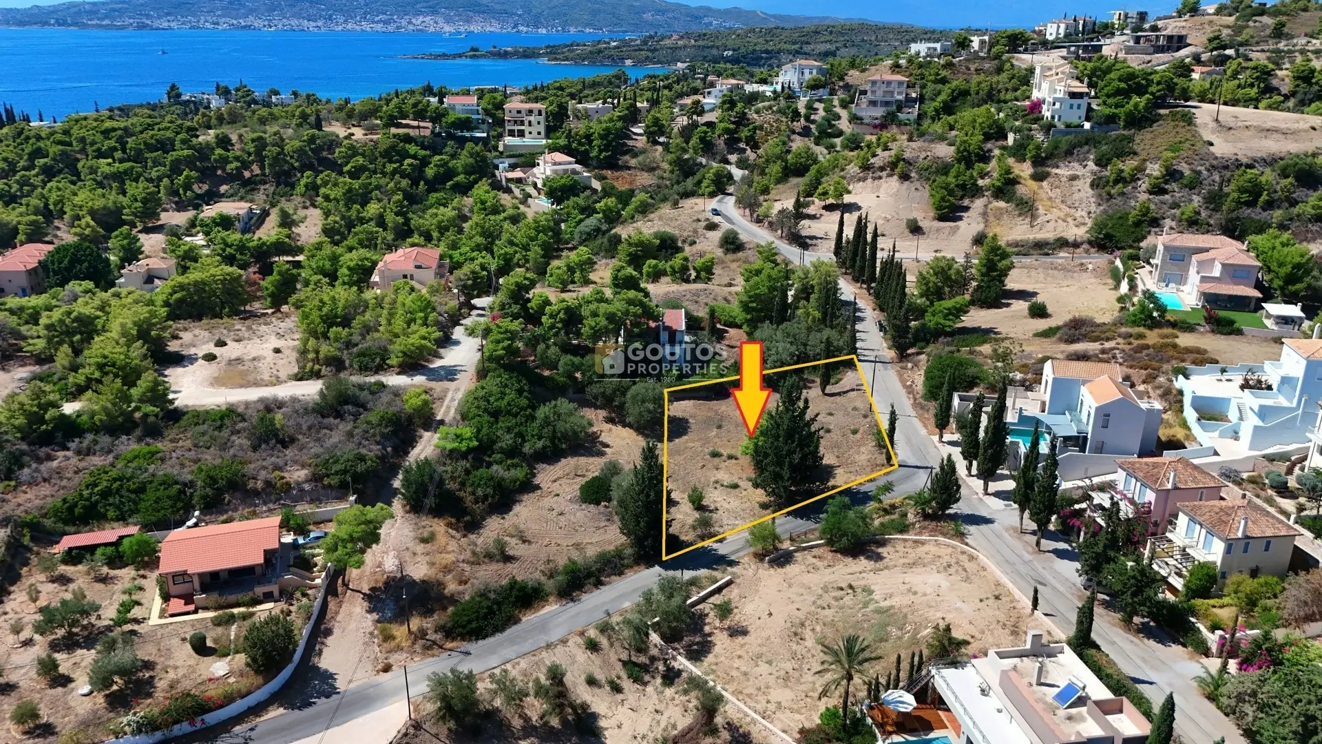 1 - venta terreno vista al mar ágios aimilianós peloponeso grecia