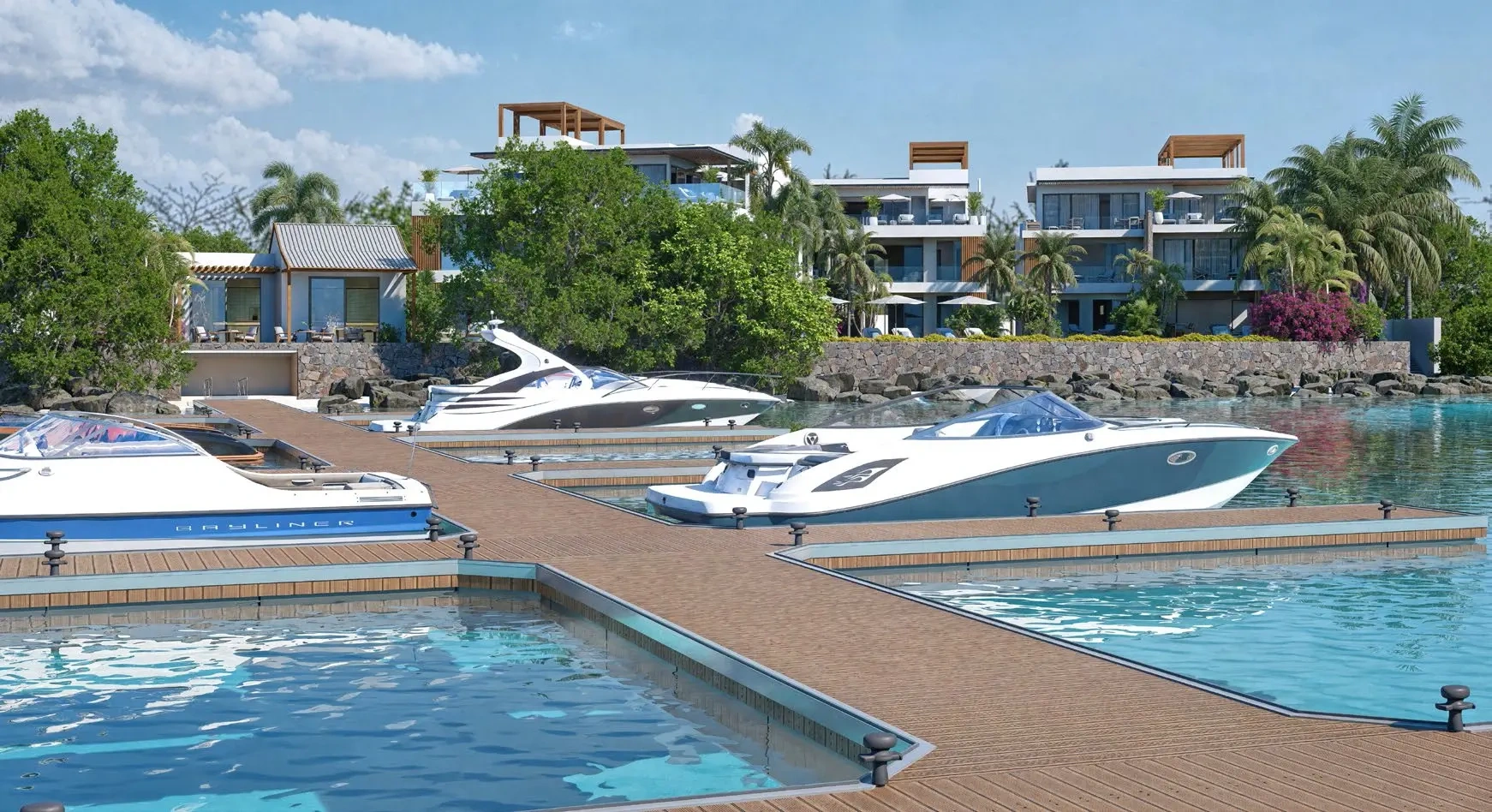 1 - verkauf wohnung direkt am wasser grand baie rivière du rempart mauritius