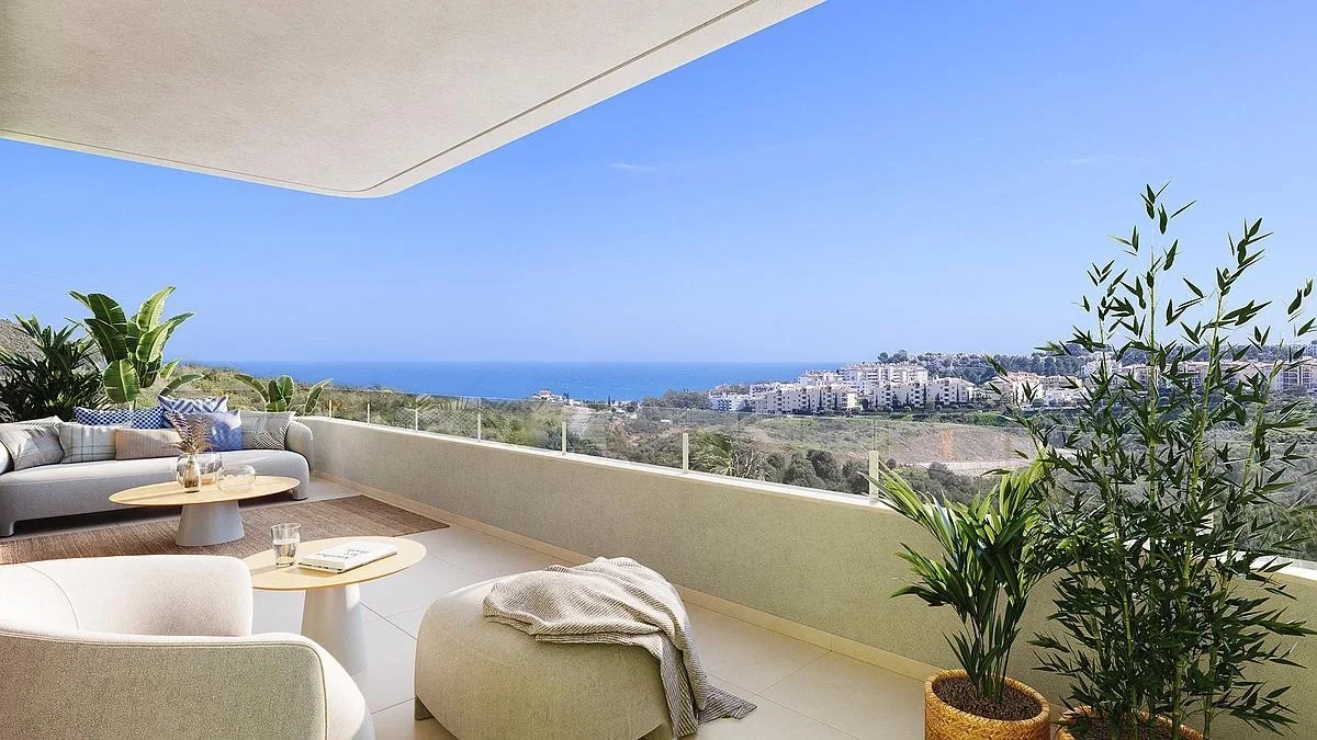 1 - продажа квартира вид моря la cala de mijas андалусия испания