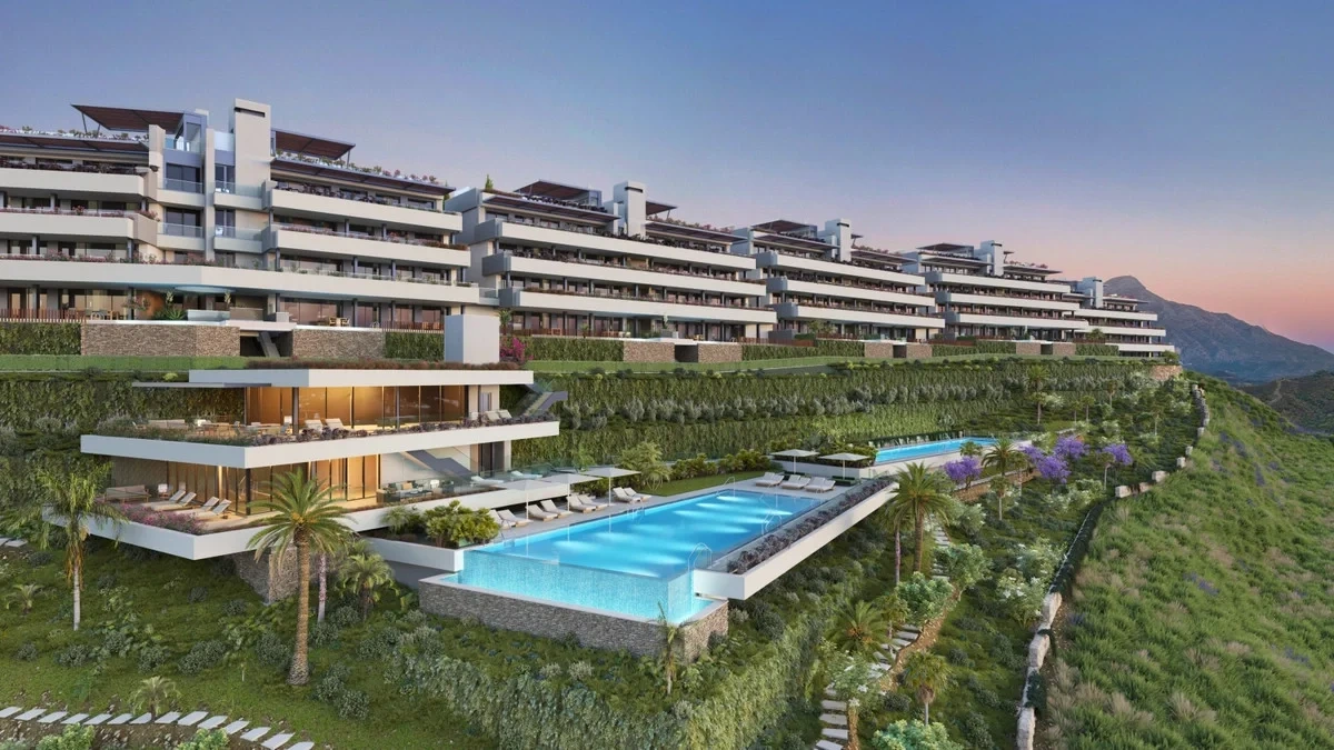 Apartamento vista al mar con piscina