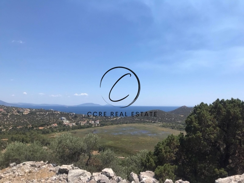 2 - vente terrain vue mer marathon attique grèce