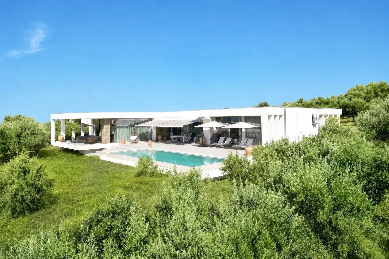 2 - sea view villa for sale in kamária peloponnese greece