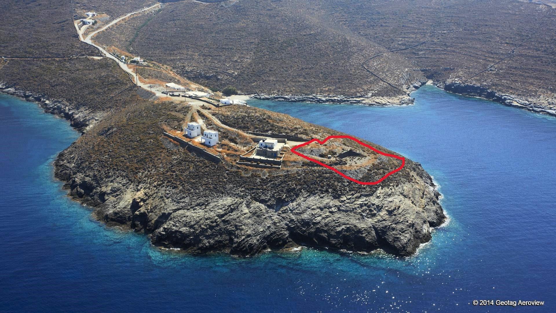 1 - venta terreno frente al mar citnos - cícladas egeo meridional grecia