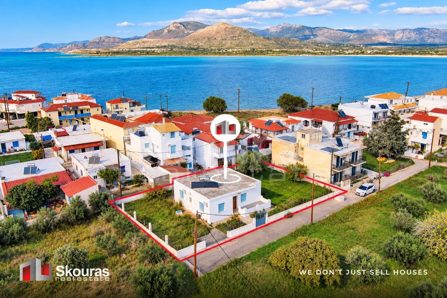 1 - vente maison pieds dans l'eau elafonisos péloponnèse grèce