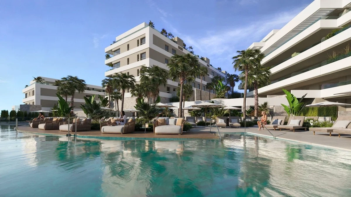 1 - venta apartamento vista al mar mijas andalucía españa