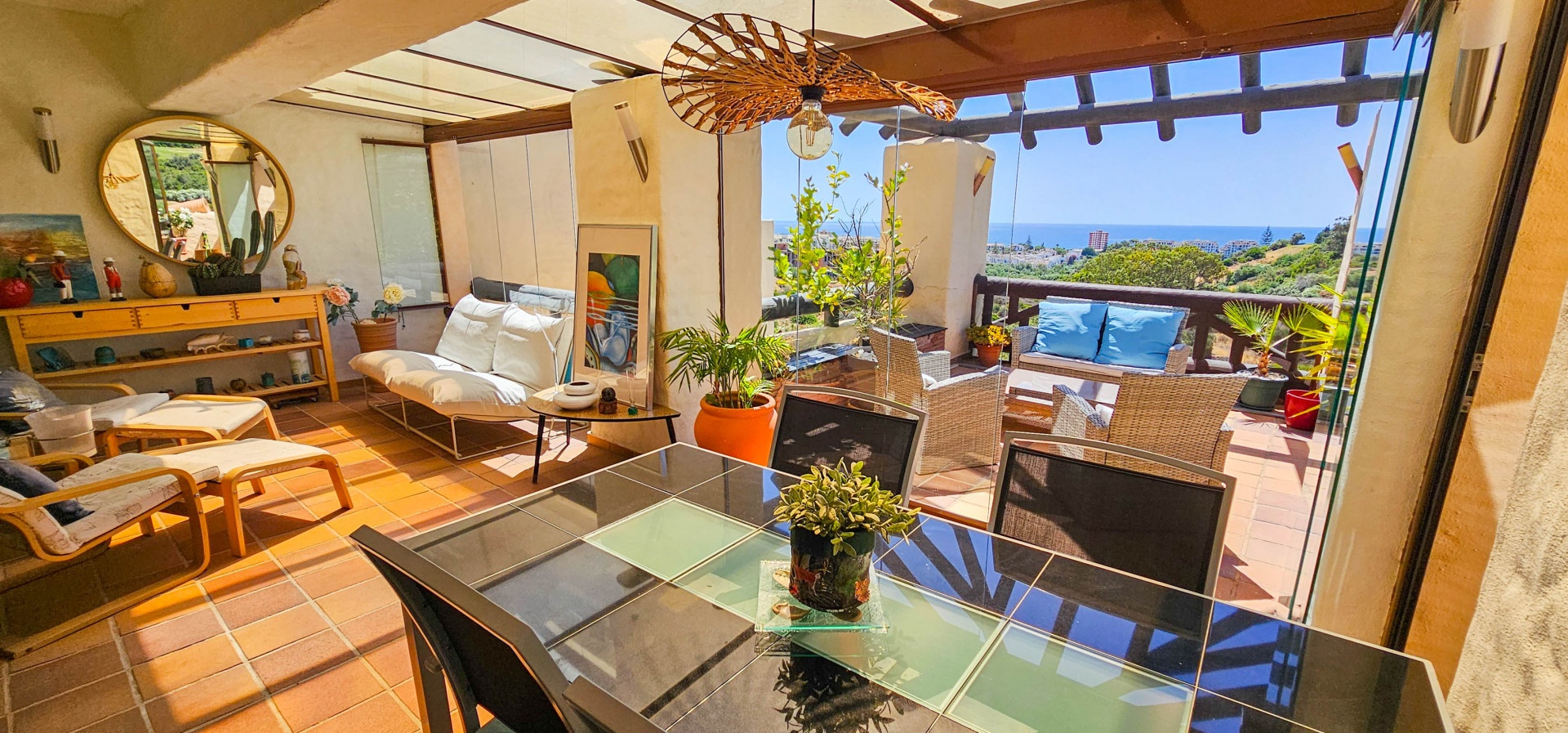 1 - sea view apartment for sale in manilva andalusia spain