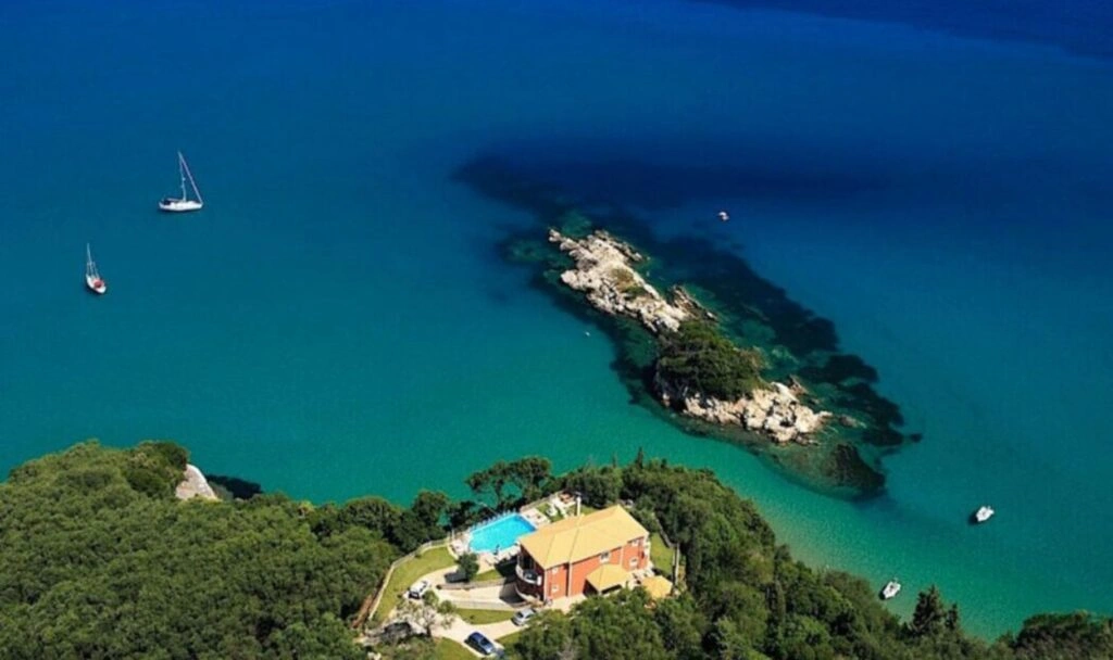 2 - vente villa vue mer corfu îles ioniennes grèce