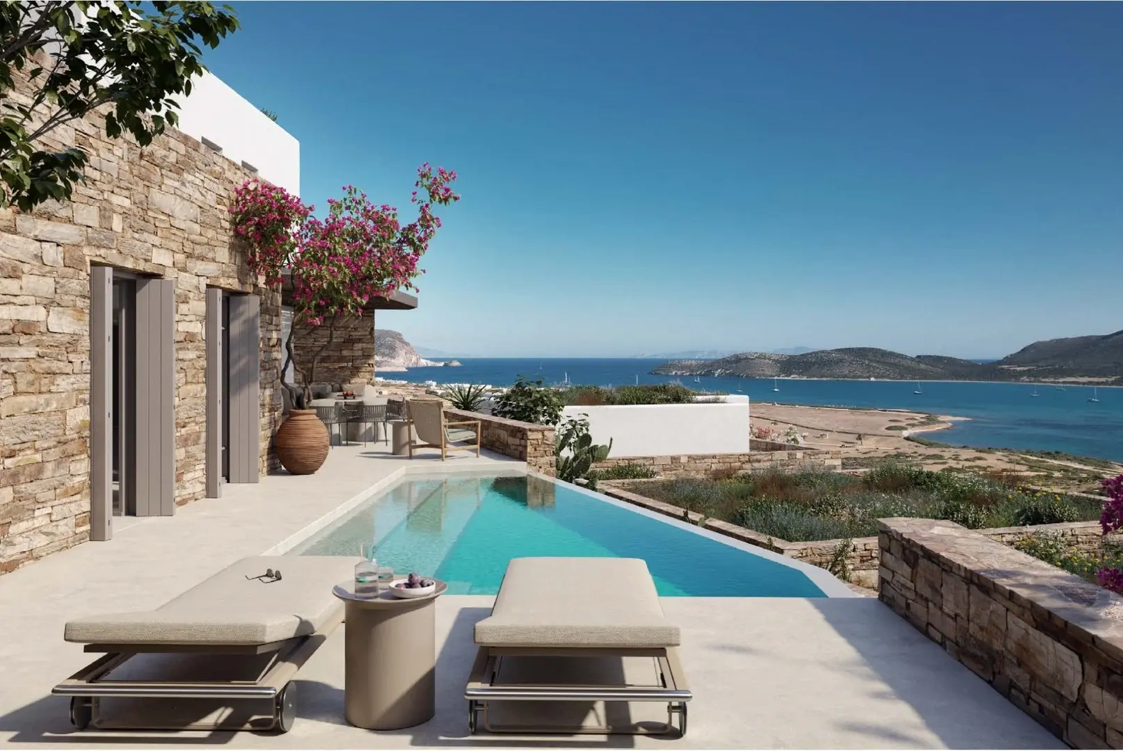 2 - venta villa frente al mar antiparos - cícladas egeo meridional grecia