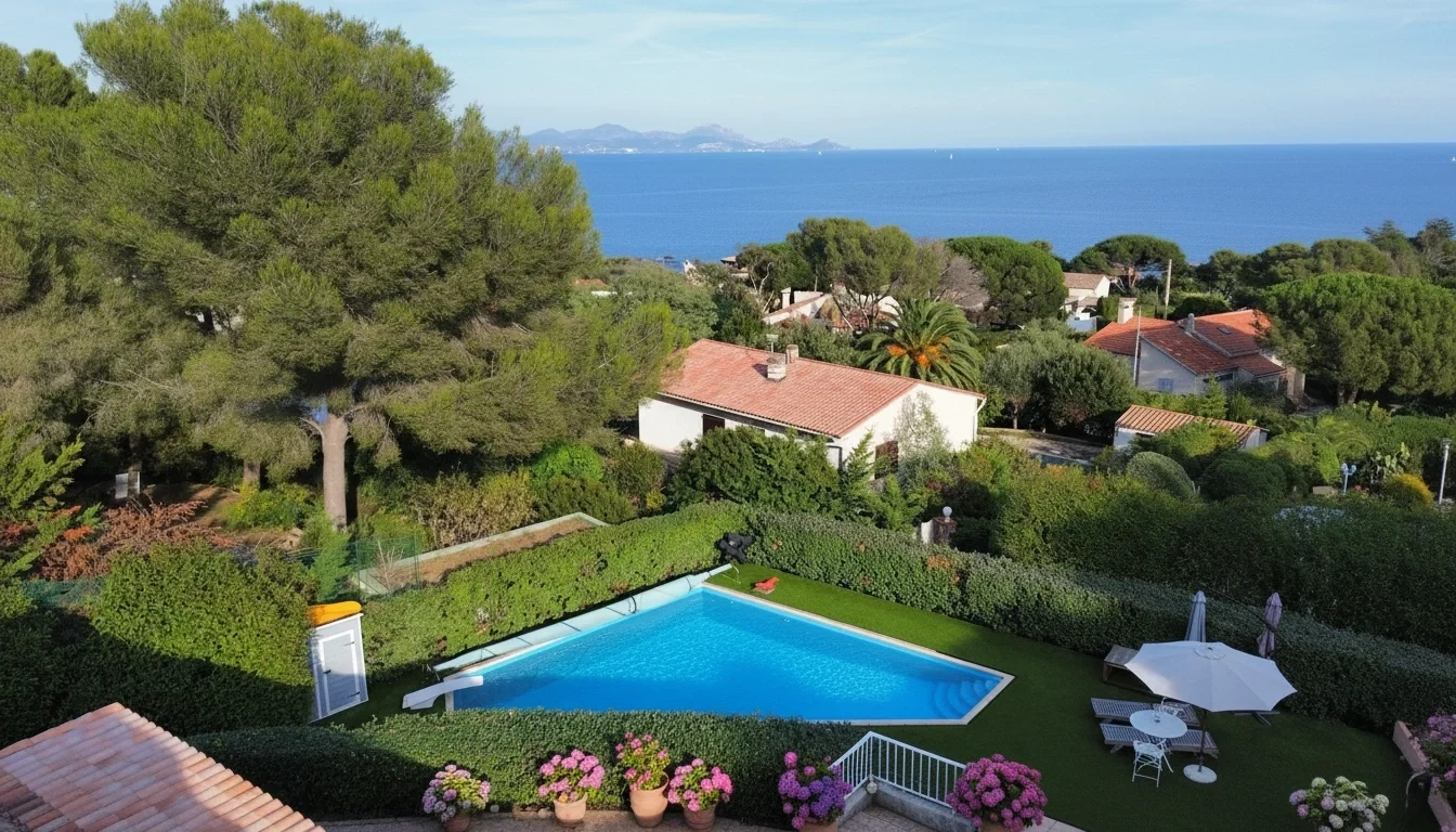 1 - vente maison vue mer roquebrune-sur-argens var france