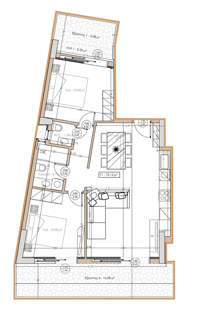 2 - venta apartamento frente al mar kalamáta peloponeso grecia