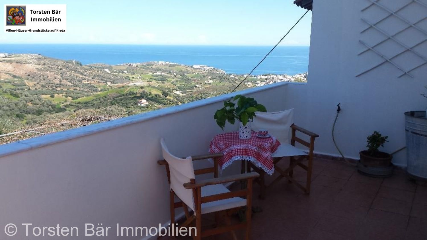 2 - vente maison vue mer agía pelagía crète grèce