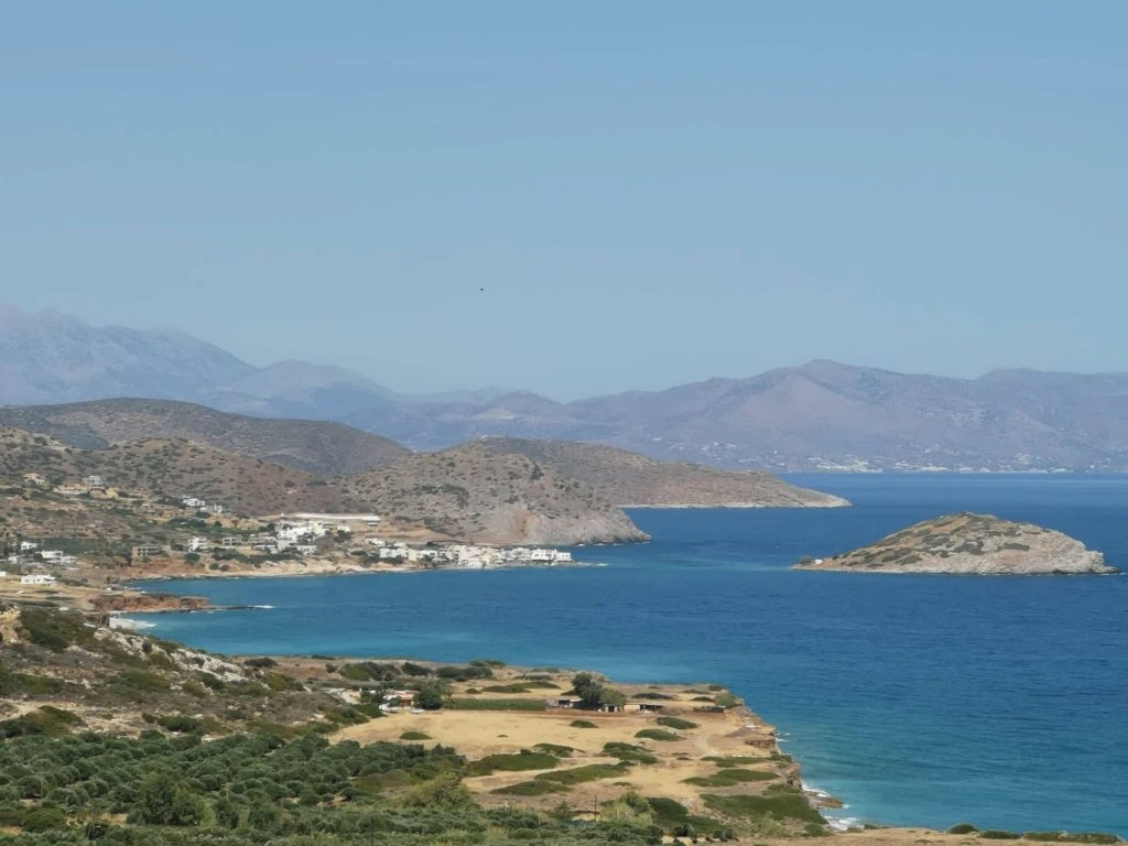 2 - vente terrain vue mer mókhlos crète grèce
