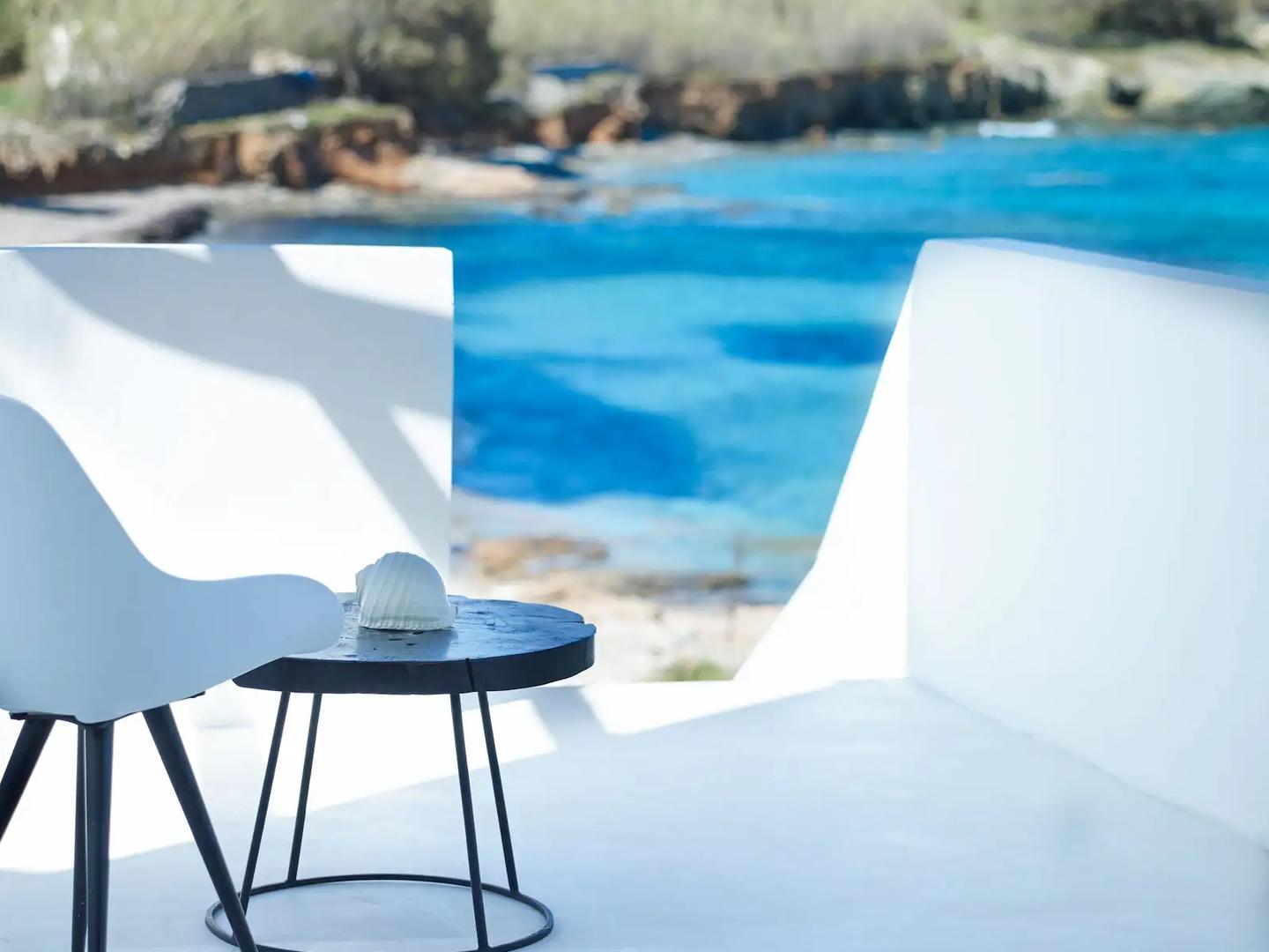 2 - waterfront house for vacation rentals in syros - cyclades south aegean greece