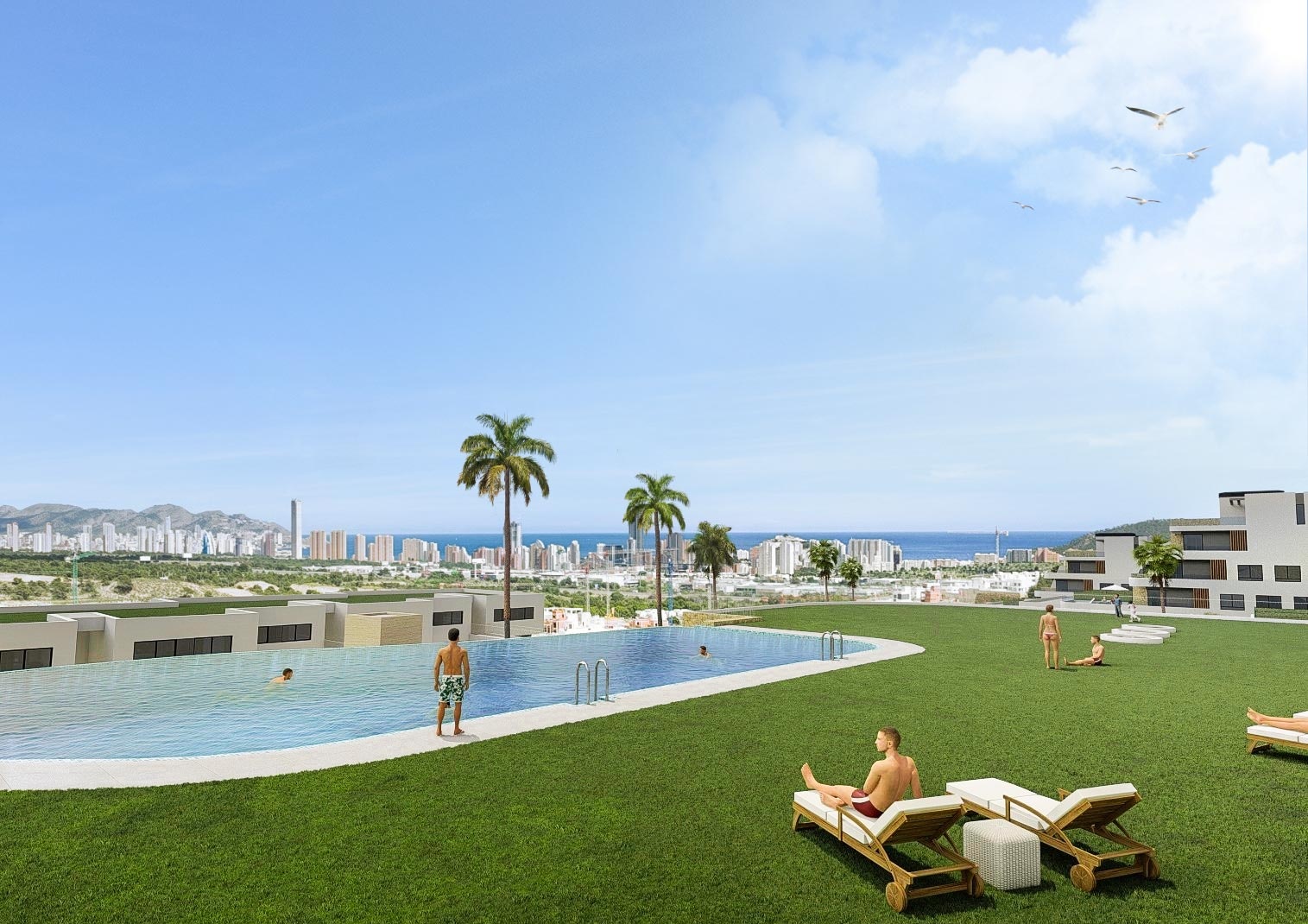 1 - sea view apartment for sale in benidorm - costa blanca valencian community spain