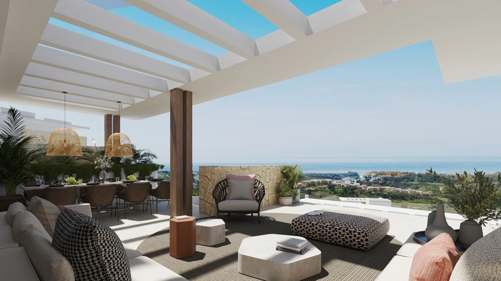 2 - vente appartement vue mer estepona - costa del sol andalousie espagne